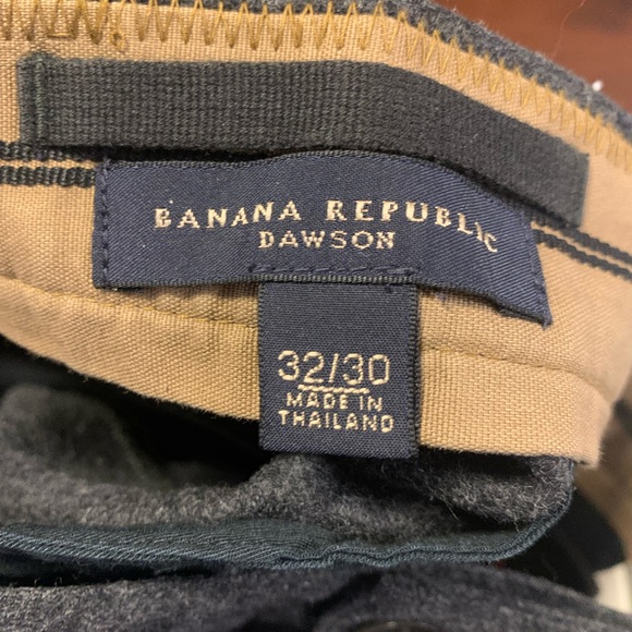 Banana Republic Dawson Wool Cargo Trousers Pants 32/30 Gray - Picture 4 of 7